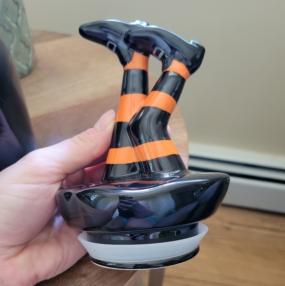 Halloween Decor Rae Dunn WITCH & FAMOUS Baby Canister Halloween 2022 - Picture 3 of 5